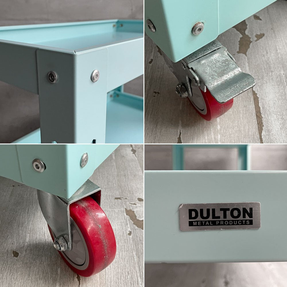 ダルトン DULTON メタルツールカート サックスブルー METAL TOOL CART SAX BLUE 3段トレー キャスター付 定価 ￥22,000- ♪