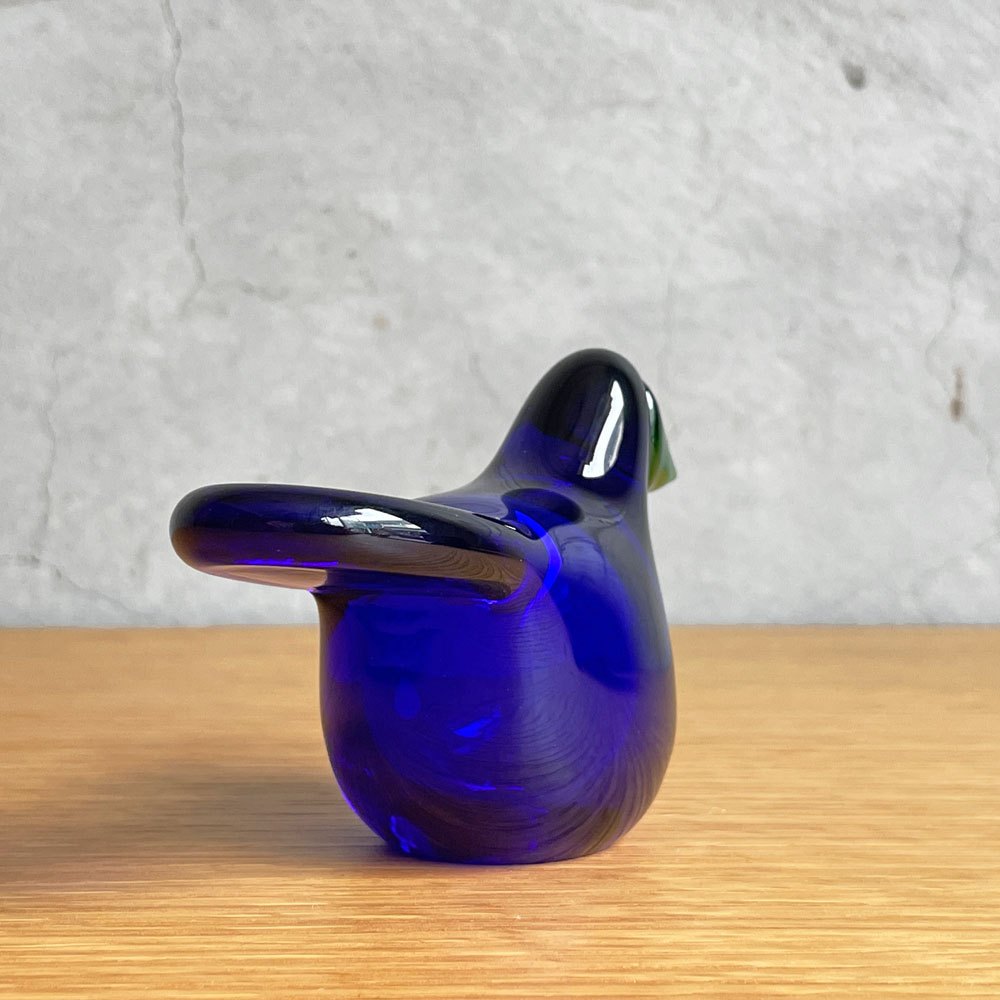 イッタラ iittala バーズバイトイッカ Birds by Toikka コバルトｘグリーン 2015年 131/1000 イッタラバード オイバ・トイッカ SCOPE別注 箱・テキスタイル付き ♪