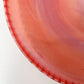【29C】辻和美 Kazumi Tsuji レッド red ガラスプレート Φ15.5cm 個展作品 2016年 ファクトリーズーマー factory zoomer 現代作家 ◎