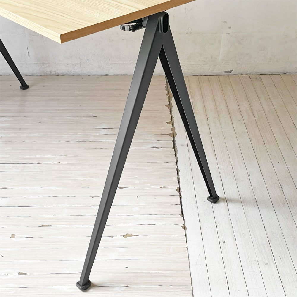 ヘイ HAY ピラミッドデスク PYRAMID DESK オーク材×スチール脚 コンパスレッグ W120cm ナチュラルモダン 定価￥55,000- ★