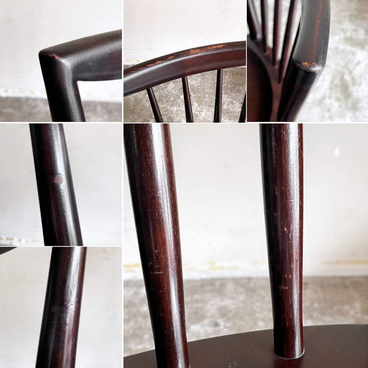 松本民芸家具 220F型 チェア Finnish style Chair ダイニングチェア ミズメザクラ材 民藝家具 和モダン 定価￥148,500- B ■