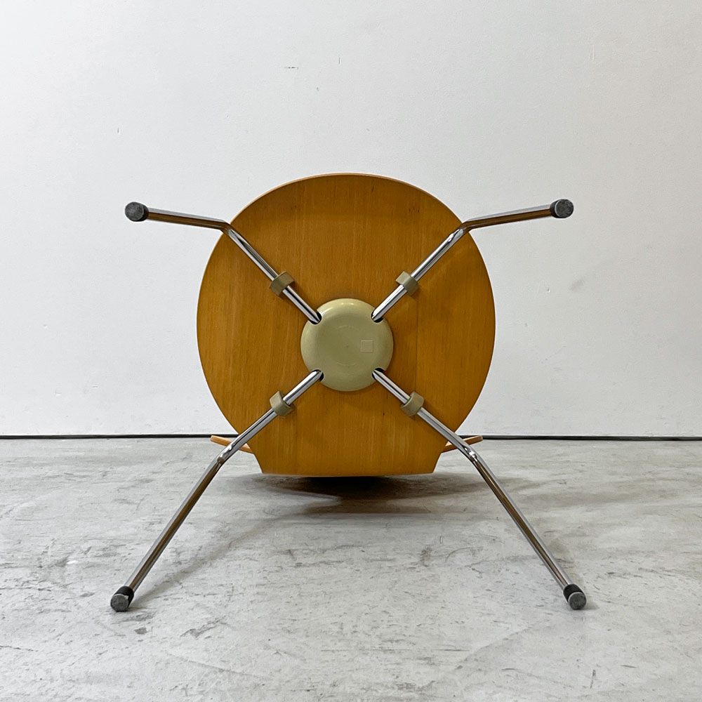 フリッツハンセン Fritz Hansen 3101 アリンコチェア アントチェア 4本脚 ナチュラルビーチ ラッカー仕上げ フェルトグライズ アルネ・ヤコブセン D ●