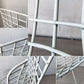 ノル Knoll 420 サイドチェア ワイヤーチェア ホワイト ハリー・ベルトイア Harry Bertoia ミッドセンチュリー 名作椅子 ★