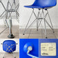 ヴィトラ Vitra サイドシェルチェア エッフェルベース ポリプロピレン製 ブルー 2001年製 C&R イームズ ミッドセンチュリーデザイン ◇