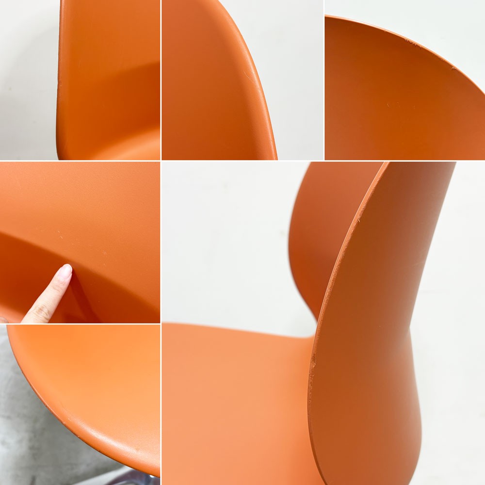 フリッツハンセン Fritz Hansen エヌゼロツー N02 リサイクルチェア キャスターチェア デスクチェア 佐藤オオキ nendo ダークオレンジ 参考定価￥91,080- ●