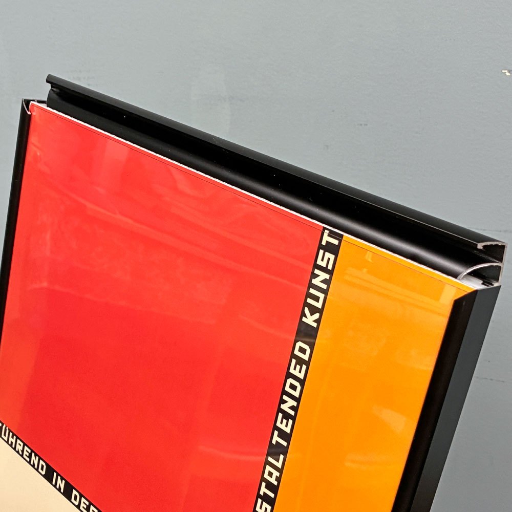 バウハウス BAUHAUS DIE ERSTE BAUHAUS AUSTELLUNG 1922 ポスター 額装品 フレーム付き グラフィック アート ドイツ モダンデザイン ◎