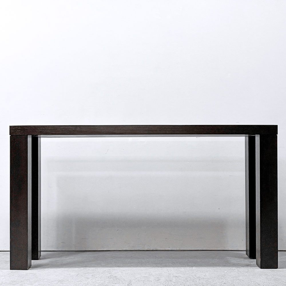 カッシーナ・イクスシー Cassina ixc. カトリーヌ・メミ CATHERINE MEMMI マンハッタン MANHATTAN コンソールテーブル デスク W150cm オーク材 ウェンゲ色 参考価格 235,440円 ●