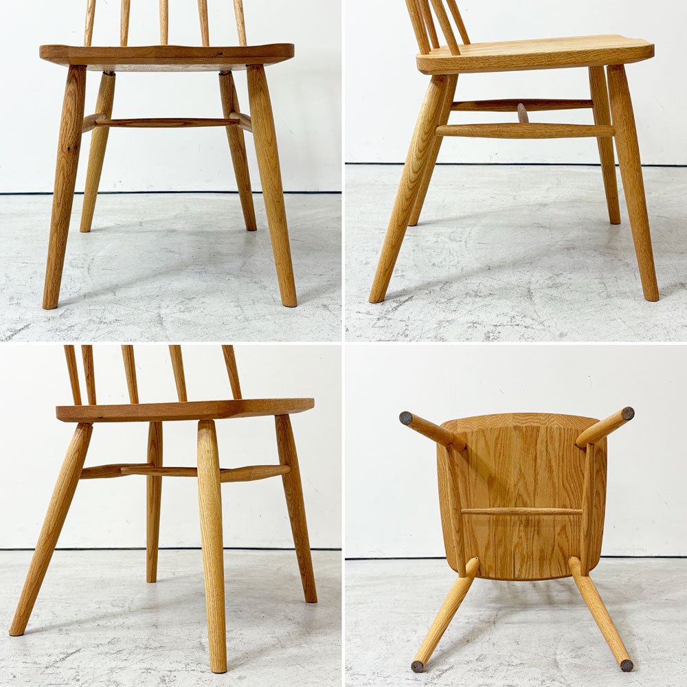モモナチュラル MOMO Natural SB CHAIR ダイニングチェア オーク無垢材 オイルフィニッシュ ナチュラル ウィンザースタイル A ●