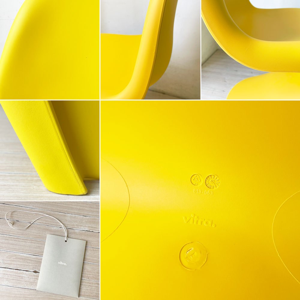 ヴィトラ vitra パントンチェア Panton Chair イエロー 廃盤カラー ヴェルナー・パントン ミッドセンチュリー スペースエイジ 美品 ★