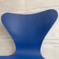 フリッツハンセン Fritz Hansen セブンチェア カラードアッシュ アイブルー AI BLUE スタッキングチェア アルネ・ヤコブセン 廃番カラー デンマーク 北欧家具 B ♪
