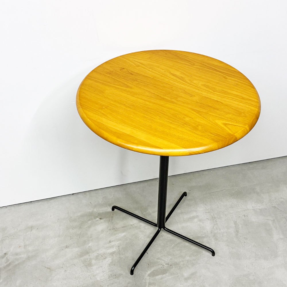 弘益 KOEKI カフェテーブル ラウンドテーブル 木製天板 Φ60cm H70cm オフィス家具 店舗什器 ◎