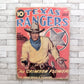 テキサスレンジャーズ TEXAS RANGERS ウッドパネル ウォールデコ 壁掛け パイン材 アメリカ製 ●