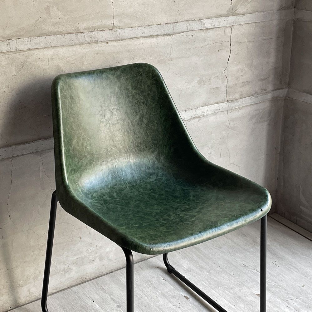 クラッシュゲート CRASH GATE ノットアンティークス Knot antiques ログチェア LOG CHAIR ビンテージグリーン GREEN ダイニングチェア ♪