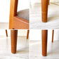 デンマークビンテージ Danish Vintage チーク材 ダイニングチェア デンマーク ファブリック 北欧家具 A ★