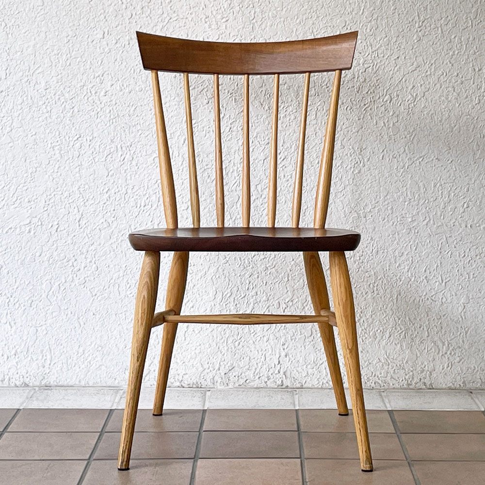 高山ウッドワークス TWW クラウィンザー KURA WINDSOR ファンバックチェア SC4K ダイニングチェア ウォールナット材×オーク材 岩倉榮利 柏木工製造 ◇
