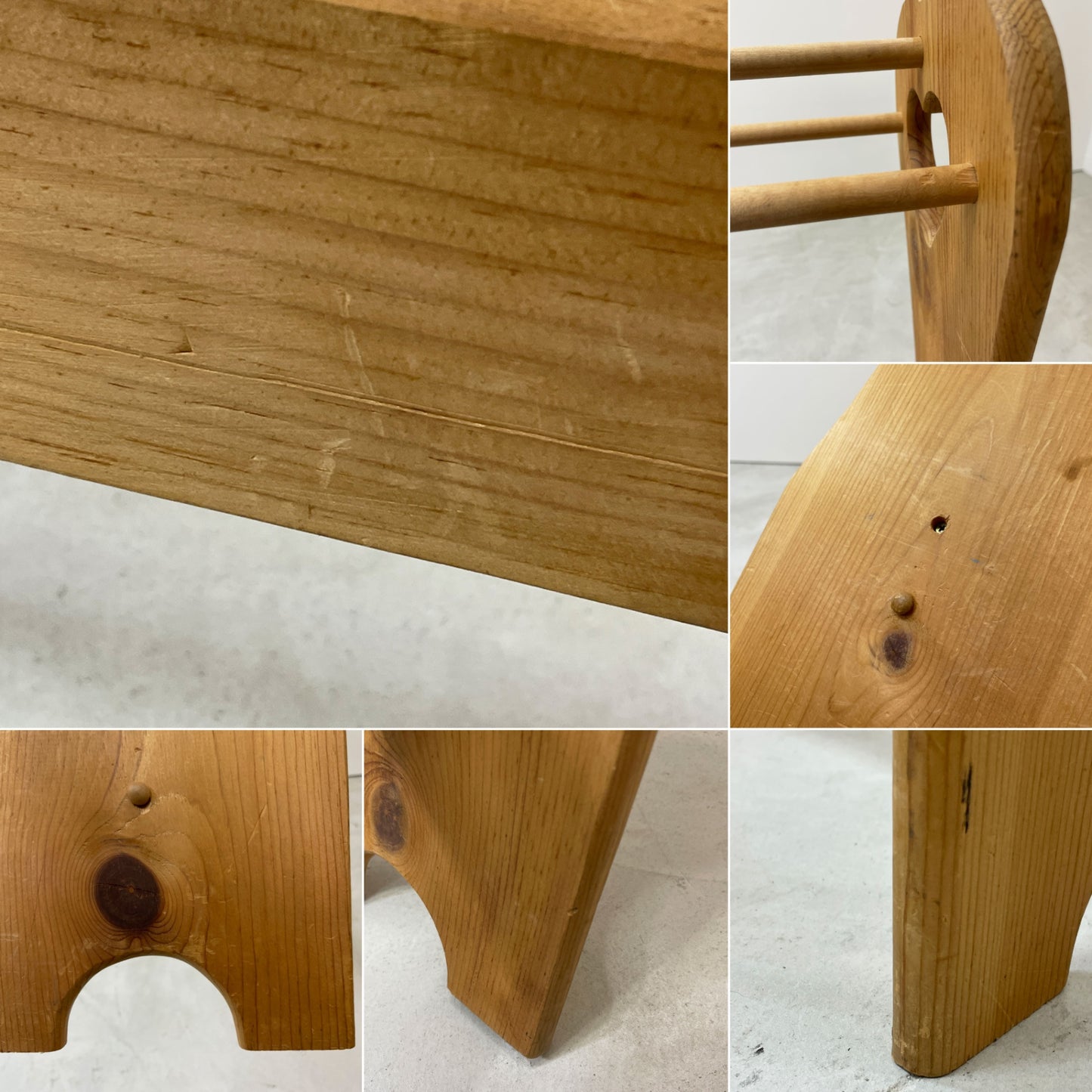 カントリースタイル 木製タオルハンガー キリムハンガー ハート ナチュラルデザイン W80cm ●