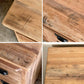 クラッシュゲート CRASH GATE ノットアンティークス Knot antiques グラムチェスト GRAM CHEST 1260 引き出し15杯 スライド棚 杉古材 廃番 ■