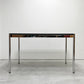 USMモジュラーファニチャー USM Haller USMハラーテーブル ワーキングデスク ダイニングテーブル W125×D75×H74cm パールグレーラミネート(ホワイト) 高さ調整機能付 ●