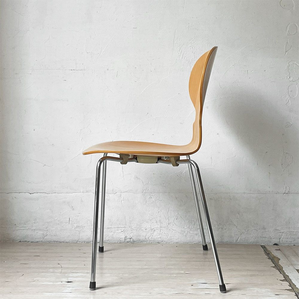 フリッツハンセン Fritz Hansen 3101 アリンコチェア アントチェア 4本脚 ナチュラルビーチ ラッカー仕上げ フェルトグライズ アルネ・ヤコブセン ★
