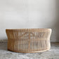 サンフラワーラタン Sunflower Rattan ブリーズ BREEZE ラタン ローテーブル T280ND ガラス天板 Φ71cm ナチュラル アジアンテイスト 籐家具 ■