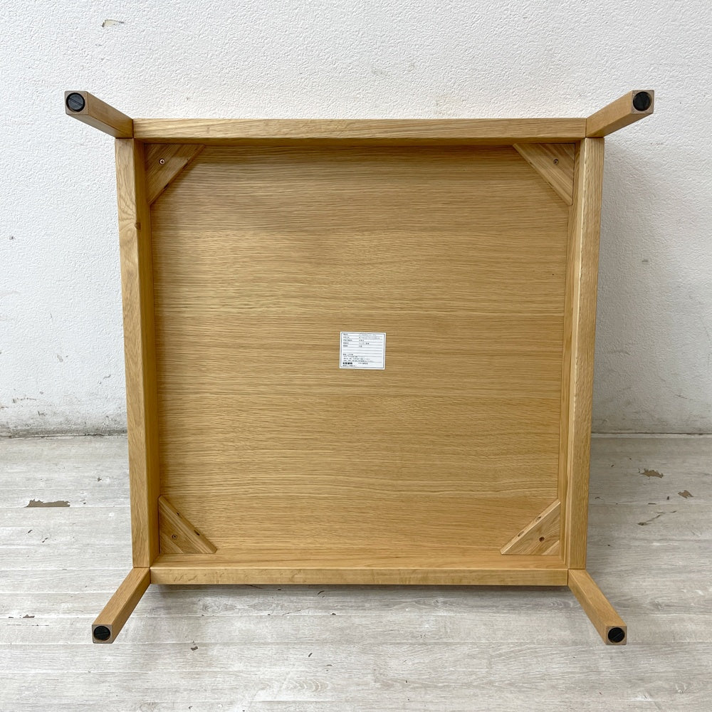 ノーウェアライクホーム NOWHERE LIKE HOME ピープル PEOPLE センターテーブル オーク材 w77cm 関家具 ナチュラル 展示未使用品 ●