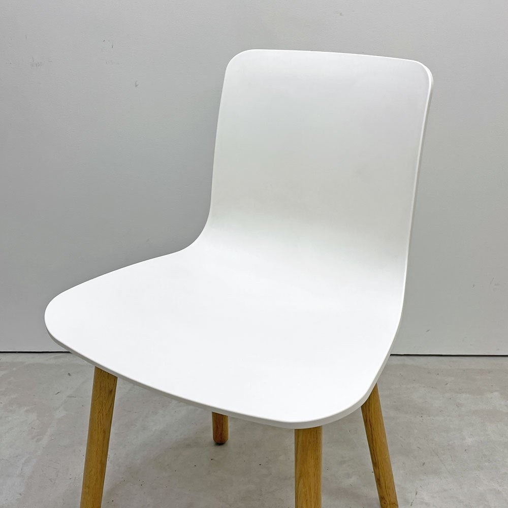 ヴィトラ vitra ハルウッド HAL WOOD サイドチェア ダイニングチェア ホワイト ナチュラルオーク ジャスパー・モリソン 定価￥78,100- A ●