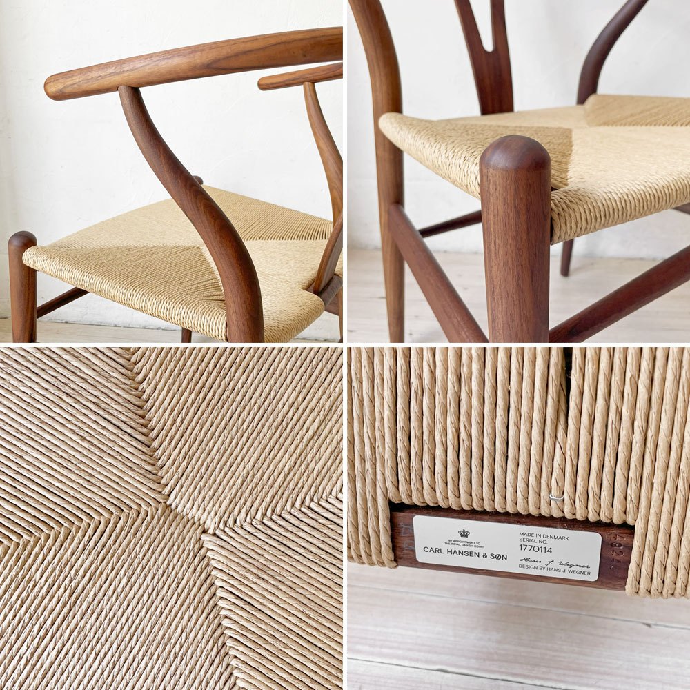カールハンセン&サン Carl Hansen&Son Yチェア CH24 ウォールナット材 オイル仕上げ ハンス・J・ウェグナー デンマーク 北欧家具 未使用品 ★