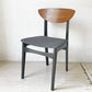 ネイサンファニチャー NATHAN Furniture チークプライウッド ブラックフレーム ダイニングチェア UKビンテージ 北欧スタイル A ★
