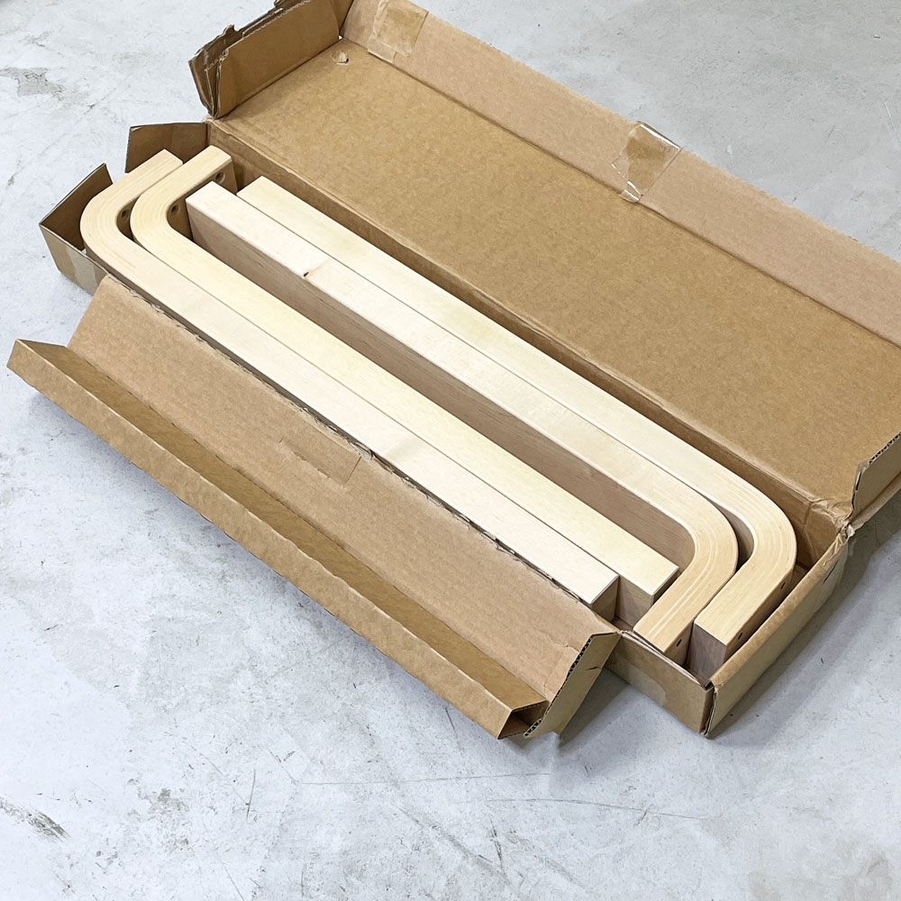 アルテック artek ダイニングテーブル 91 ブラックリノリウム バーチ材 ナチュラルラッカー ラウンド Φ125cm アルヴァ・アアルト Alvar Aalto 北欧 フィンランド 未使用品 箱付き ●