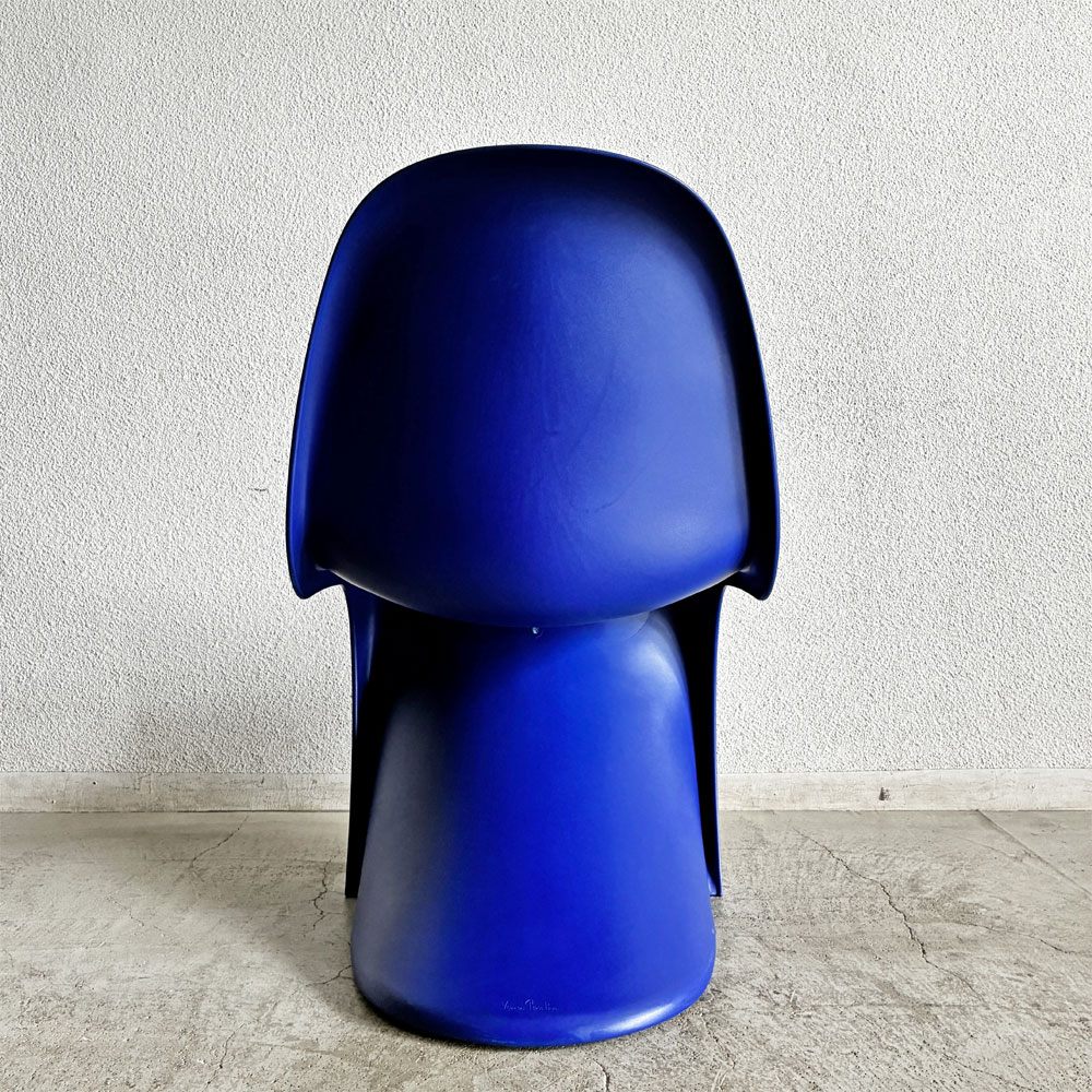ヴィトラ vitra パントンチェア Panton Chair ブルー 屋内外使用可 ヴェルナー・パントン 旧モデル 廃番カラー ミッドセンチュリー スペースエイジ C 〓