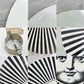 フォルナセッティ Fornasetti ウォールランプ 壁掛け照明 2灯 ソーリ・ア・ヴェンターリオ Soli e Ventaglio ビンテージ 希少 ●