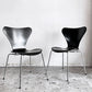 フリッツハンセン Fritz Hansen 3107 セブンチェア ラッカー ホワイト スタッキング アルネ・ヤコブセン デンマーク 北欧家具 B ■