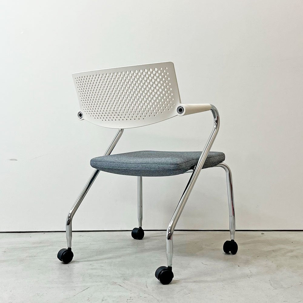 ヴィトラ vitra ビザロール Visaroll デスクチェア ミーティングチェア キャスターベース スタッキング アントニオ・チッテリオ C ●