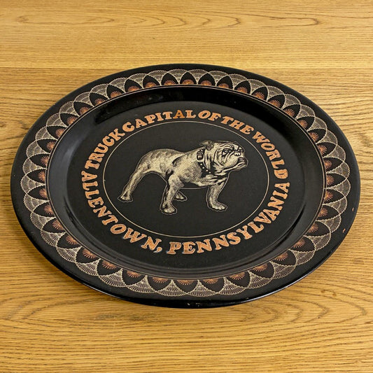 マックトラックス Mack Trucks ブルドッグ 壁掛けプレート コッパー 銅 truck capital of the world ALLENTOWN PENNSYLVANIA TRAY ●