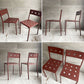 ヘイ HAY バルコニーチェア BALCONY CHAIR ダイニングチェア ガーデンチェア アイアンレッド ロナン＆エルワン・ブルレック 北欧 デンマーク 2脚SET 合計定価￥88,000-♪