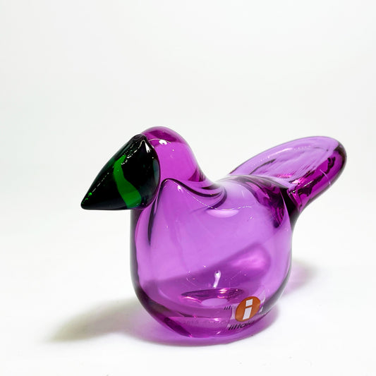 イッタラ iittala イッタラバード シエッポ Sieppo アメジスト × グリーン 2015年 131/1000 箱&テキスタイル付 オイバ・トイッカ SCOPE別注 ★