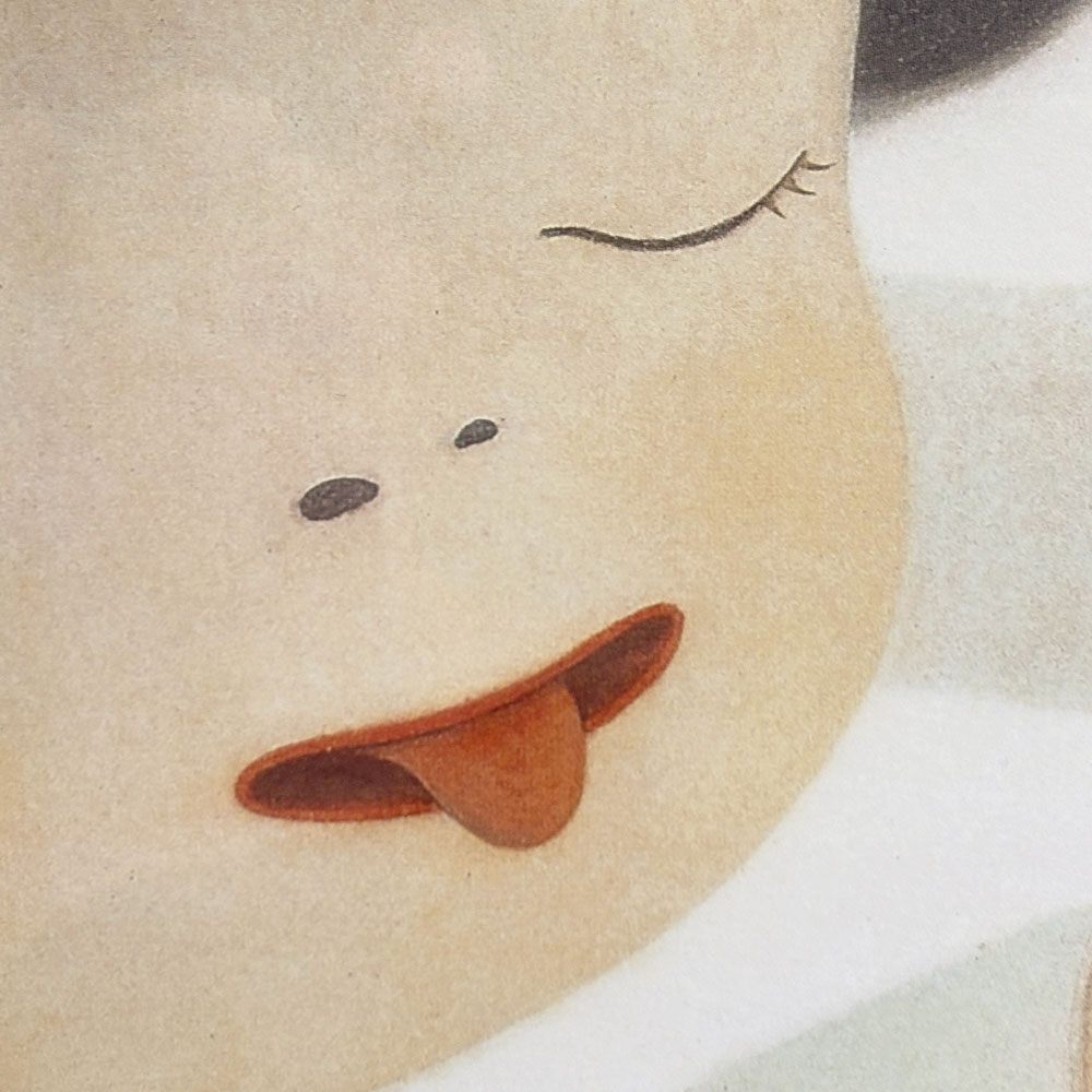 N’s YARD 奈良美智 ポスター Princess of Snooze 52.5×74cm 額装品 ●