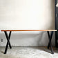かなでもの KANADEMONO ザ・テーブル THE TABLE デスク ブラックチェリー材 X脚 ブラックスチール W160 x D80cm 定価￥108,000- ■