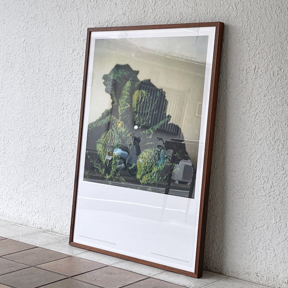 サイ・トゥオンブリー Cy Twombly キャベツ Cabbages 展覧会 SENSATIONS OF THE MOMENT 2009 オフセットリトグラフ ポスター 額装品 ◇