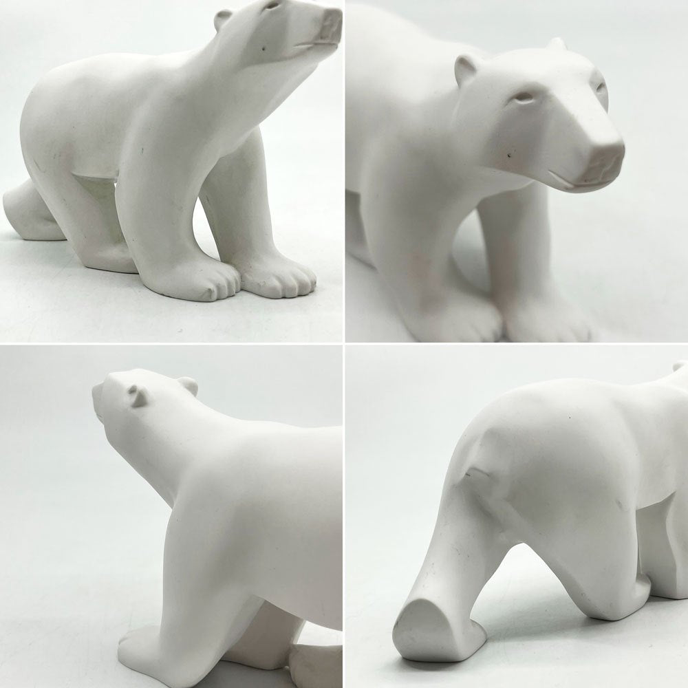 フランソワポンポン François Pompon フィギュア シロクマ Ours blanc フランス オブジェ 彫刻 セラミック ●