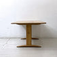 飛騨産業 HIDA クレセント 侭 ジン ダイニングテーブル オーク無垢材 ナラ W190cm 国産家具 ●