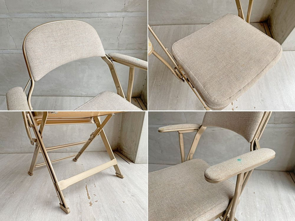 クラリン CLARIN フォールディングアームチェア FOLDING CHAIR WITH ARM フルクッション 折畳み US 米国 P.F.S 取扱 ♪