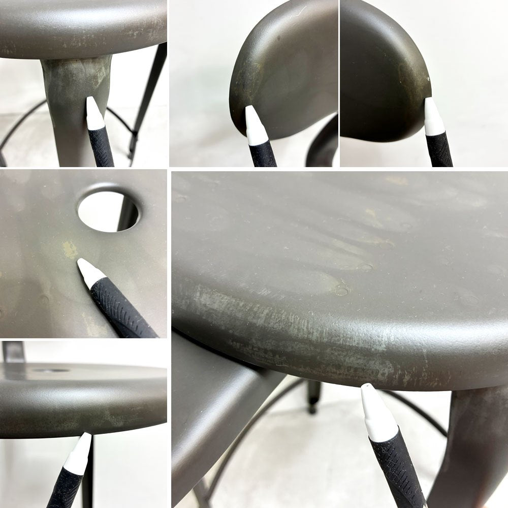 フェールトラヴァイユ FER TRAVAIL ニコルチェア NICOLLE Chair SH80 カウンターチェア スチール マットクリア仕上げ 別注モデル インダストリアル D ●