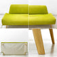 イデー IDEE アーオ ソファ AO SOFA 2シーター 2人掛け グリーン ファブリック W140cm 岡嶌要 ●