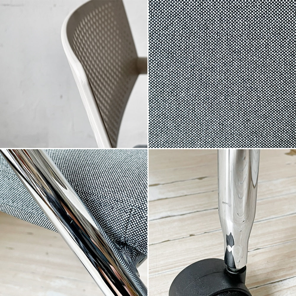 ヴィトラ vitra ビザロール Visaroll デスクチェア ミーティングチェア キャスターベース スタッキング アントニオ・チッテリオ A ★