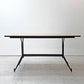 ザ・コンランショップ THE CONRAN SHOP ビンテージアイアンレッグ ダイニングテーブル W150cm 真鍮 高さ調整アジャスター付き ビュッフェテーブル カフェ ビストロ  ●