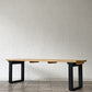 関家具 ベルデ Verde Ⅲ ベンチ オーク無垢材 W140cm 定価￥25,800- 展示品 美品 ◇
