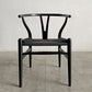 カールハンセン＆サン Carl Hansen & Son CH24 Yチェア ビーチ材 ブラックラッカー×ブラックペーパーコード 日本仕様サイズ ハンス・J・ウェグナー デンマーク 北欧家具 B 〓