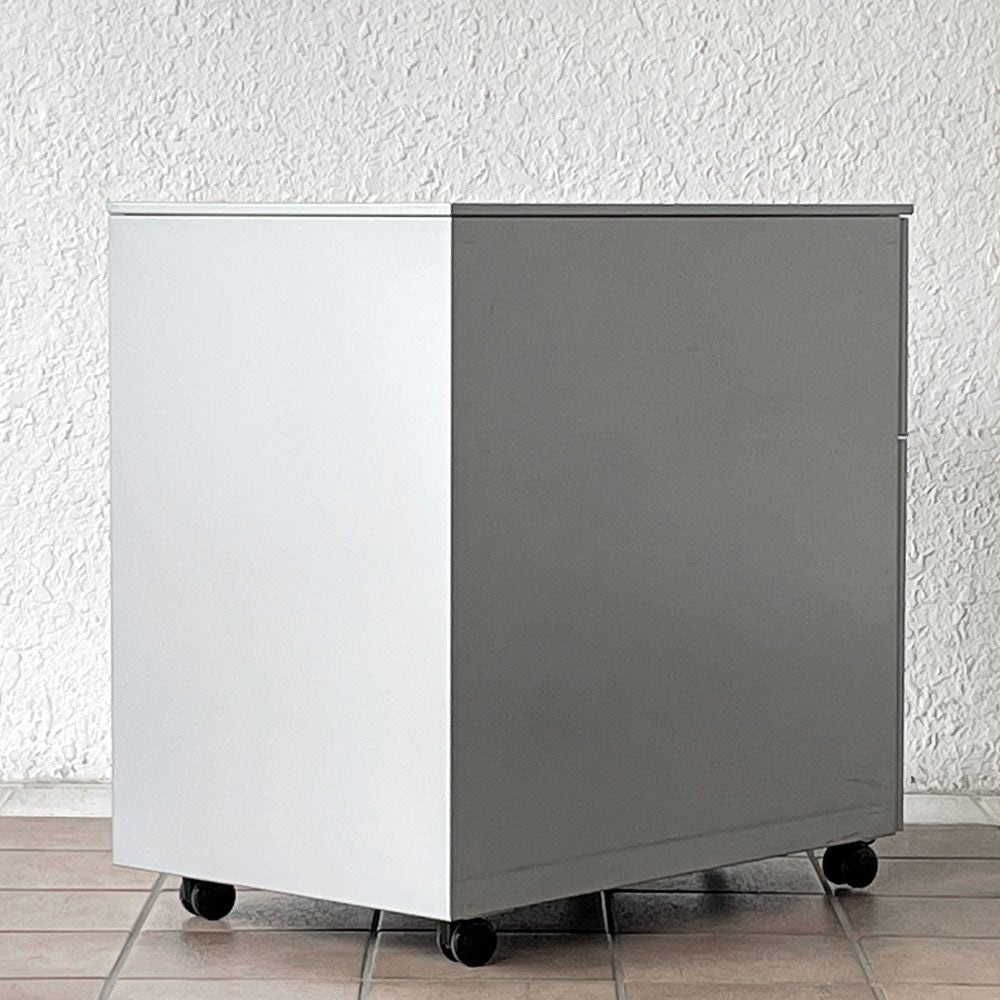 カッシーナ Cassina ixc. AFドロワー AF DRAWER デスクキャビネット ワゴン 鍵付属 キャスターロック機能付き イタリア ミニマルデザイン ◇