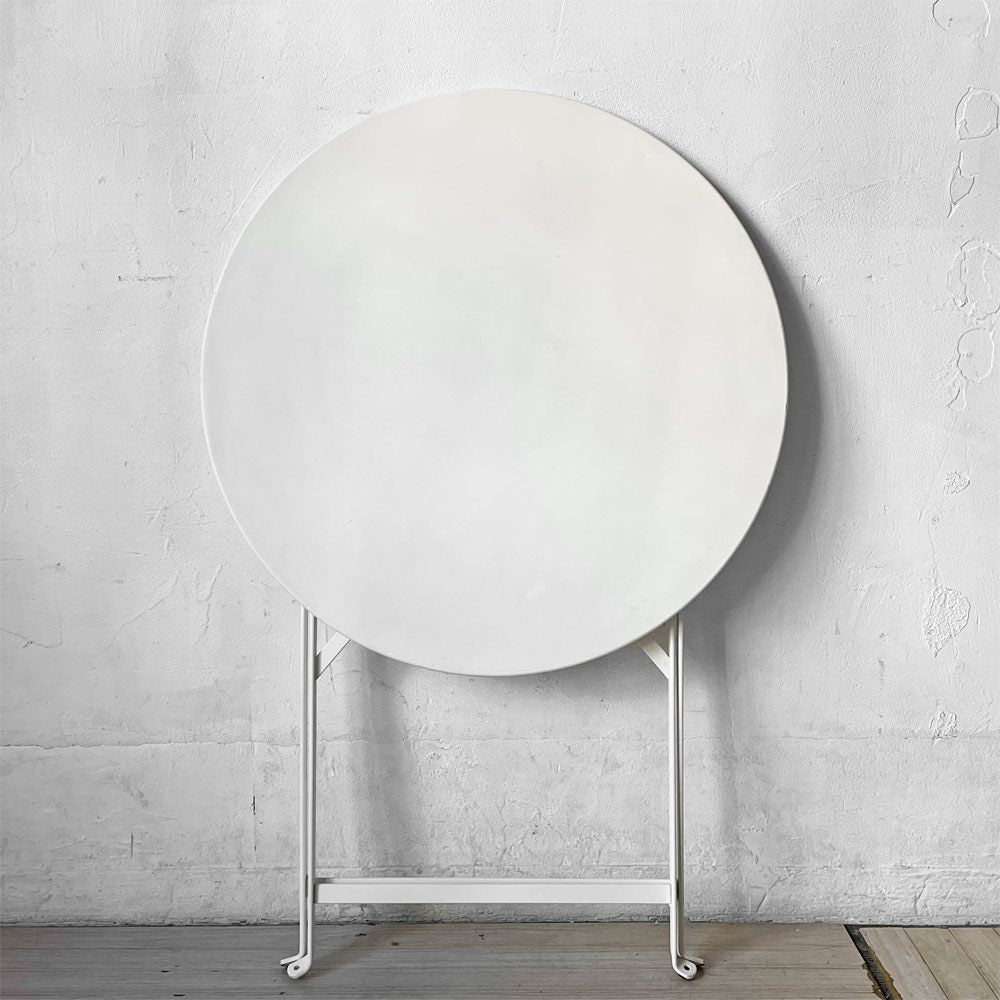 フェルモブ Fermob ビストロ Bistro フォールディング ガーデンテーブル ラウンドテーブル カフェテーブル Φ60cm フランス 定価¥48,400- ★